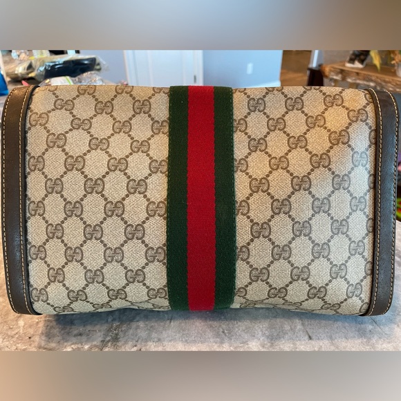 Vintage Gucci Brown Clutch Bag - Picture 3 of 10